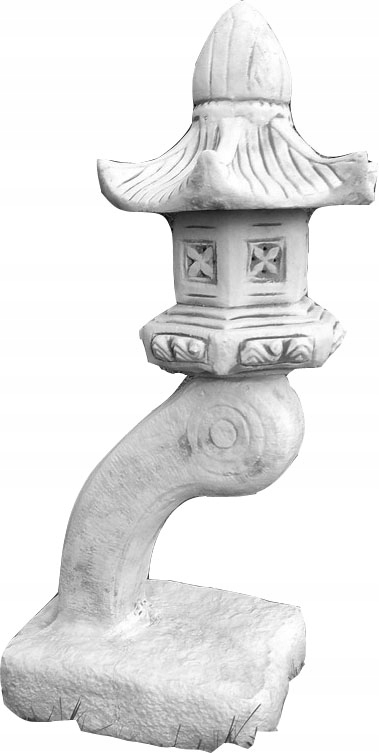 Betónová pagodová záhradná lampa